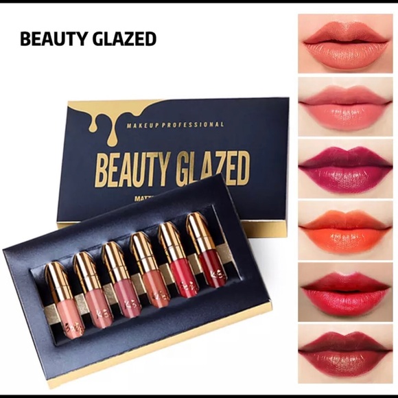Beauty Glazed Other - 6pc set of lip gloss sticks lipstick New in box